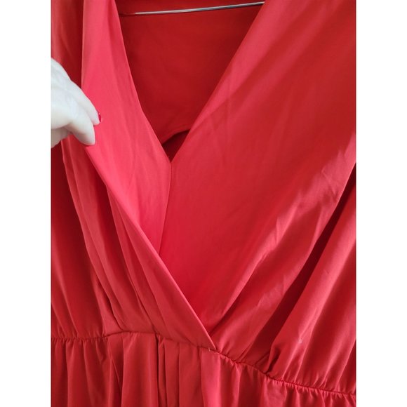COS Womens Red faux wrap Mini dress size 6 Cocktail Party Holiday - Picture 4 of 7